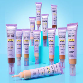 Revolution Beauty London vitamin C and kombucha peptides for skin care.