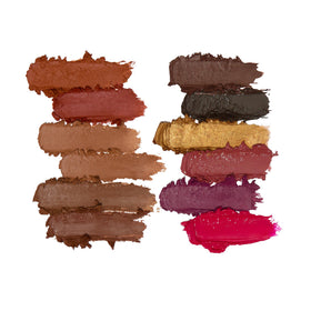 Revolution Everything Base Icon Palette shows contour and concealer options on skin.