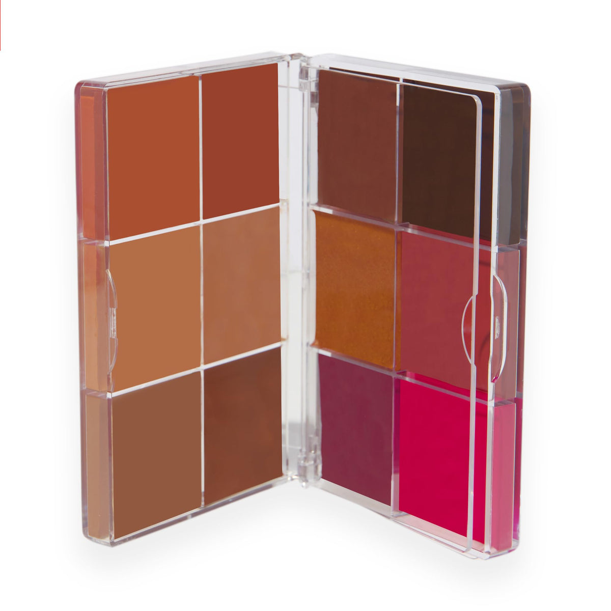 Revolution Everything Base Palette swatches show light to dark tones for all skin tones.