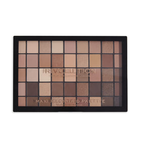 Front view of the vegan and cruelty-free Revolution Maxi Reloaded palette.