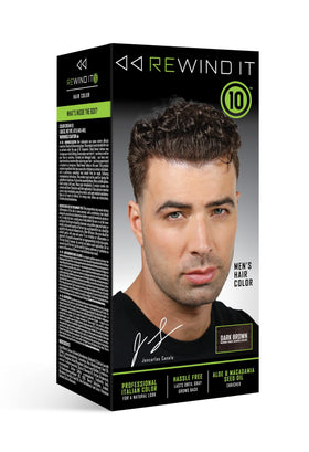 REWIND IT 10 packaging highlights the ammonia-free formula for gentle color application