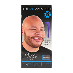 REWIND IT 10 light brown beard color after results with natural shine