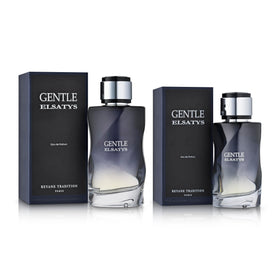 Gentle Elsatys packaging box, premium presentation.