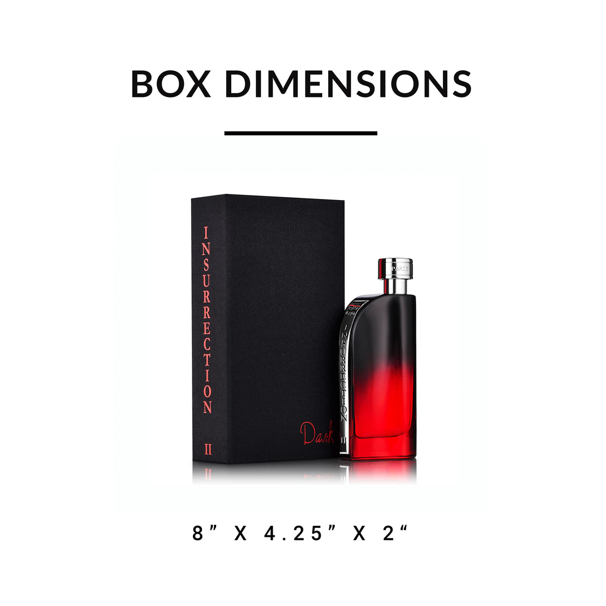 Reyane Tradition Insurrection Dark II gift box display for gifting.