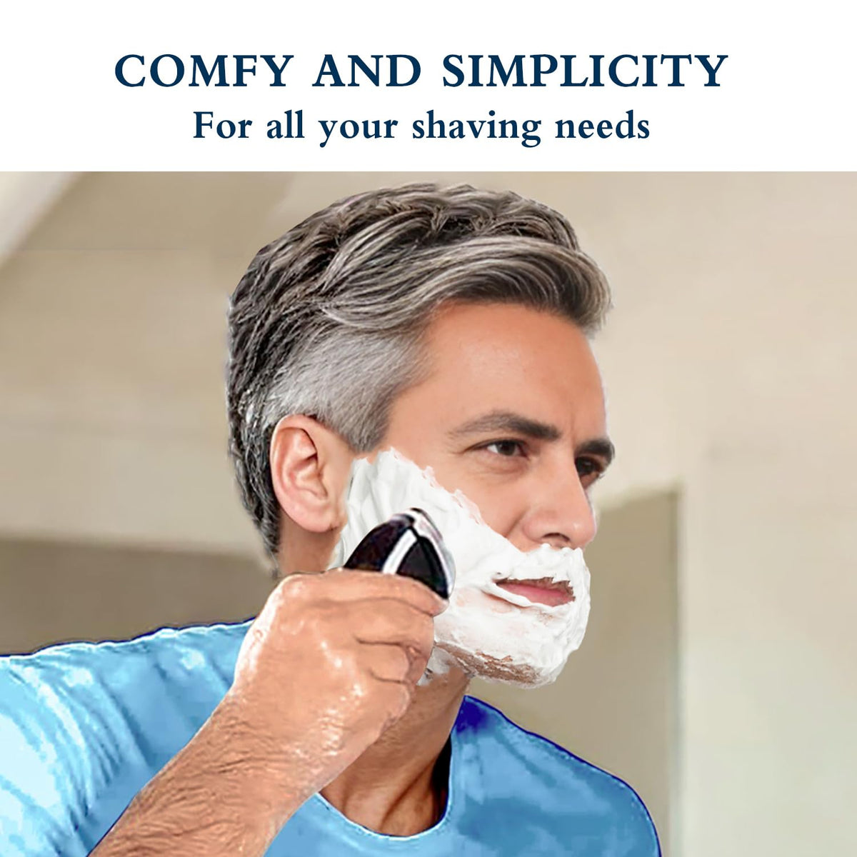 RF RollingFit 6-pack replacement heads ready for routine shaves