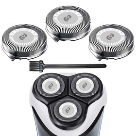 RF RollingFit HQ8 3pc pack heads for Philips Norelco Aquatec shaver for easy replacement