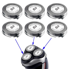 RF RollingFit HQ8 replacement blades pack front view for easy replacement