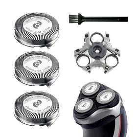 RF RollingFit HQ8 replacement heads pack for smooth, budget-friendly shaving.