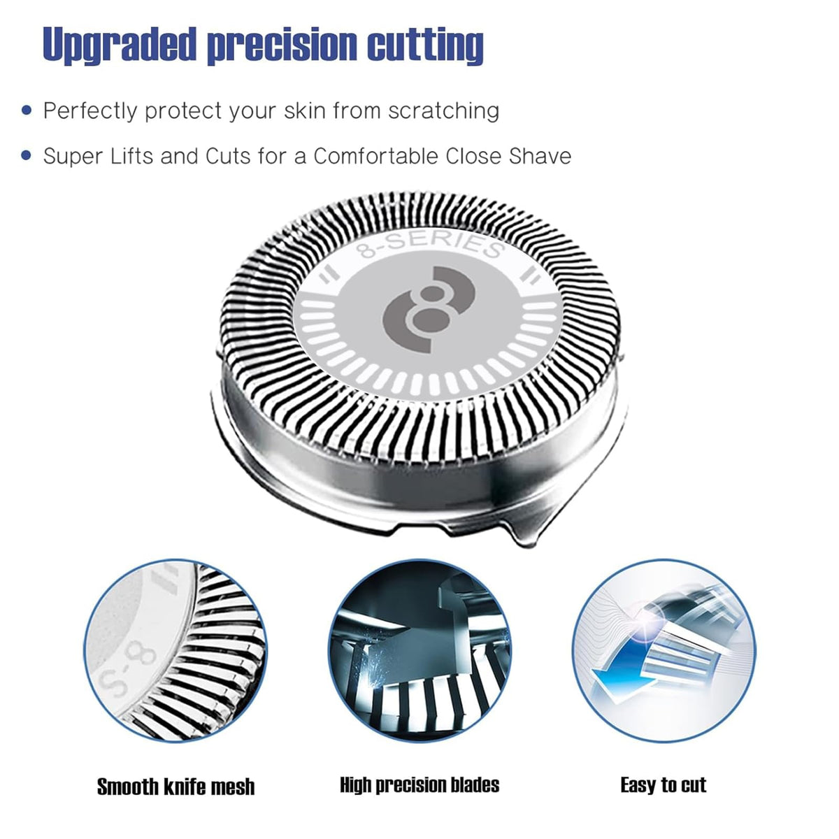 HQ8 head attached to Philips Norelco Aquatec shaver
