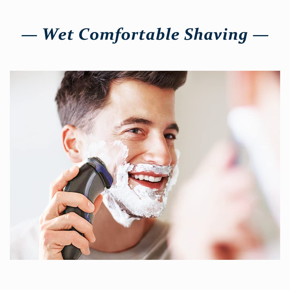 RF RollingFit SH30 included cleaning brush beside replacement heads for easy maintenance.