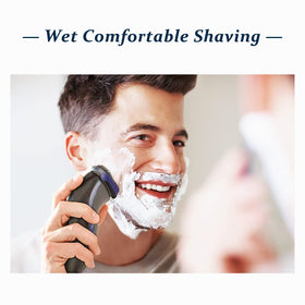 RF RollingFit SH30 included cleaning brush beside replacement heads for easy maintenance.