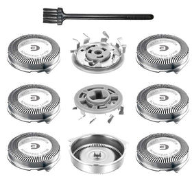 RF RollingFit SH30 replacement heads pack front view for easy Philips Norelco compatibility.