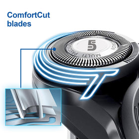 RF RollingFit SH50 heads in 6-pack with cleaning brush for maintenance
