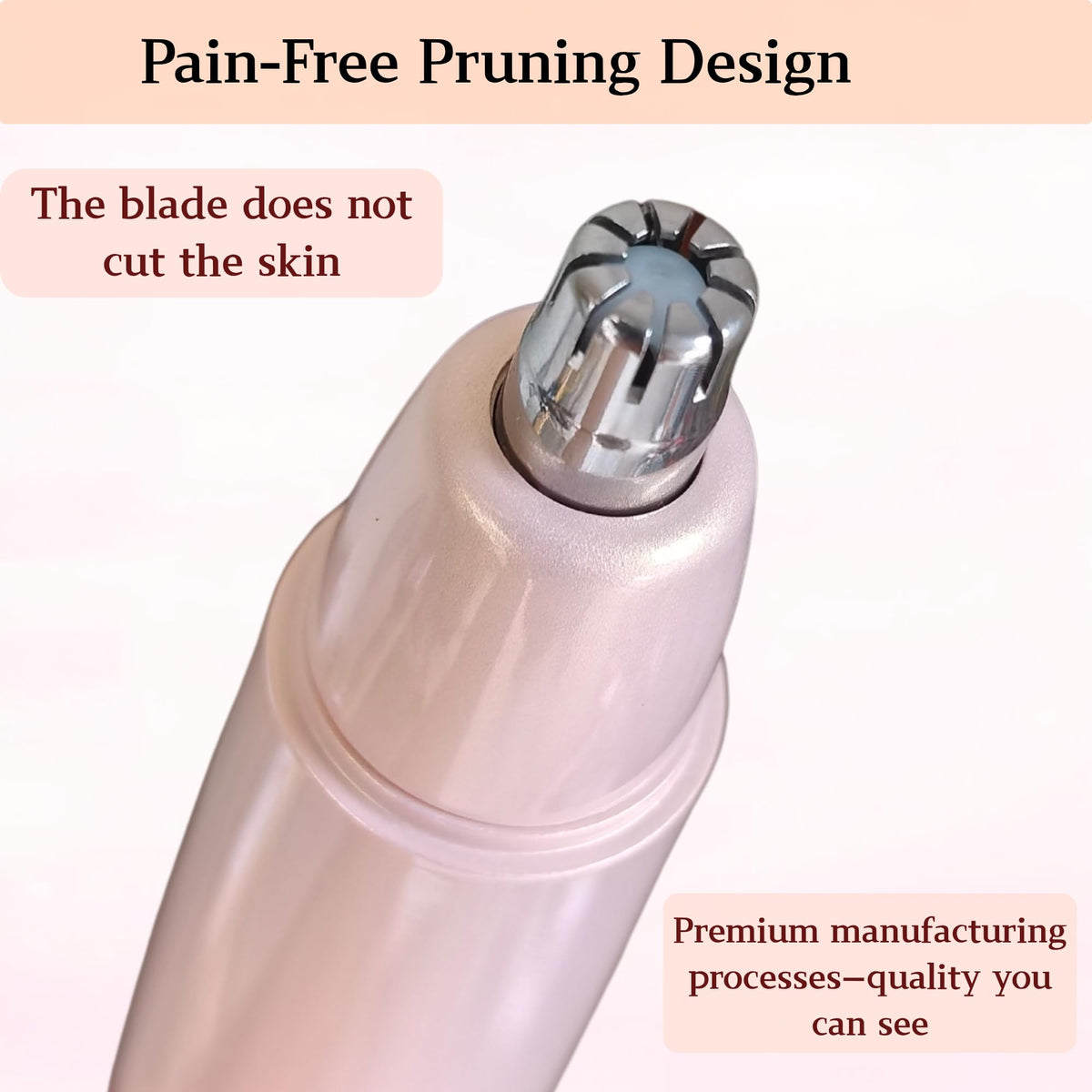 RFSCDI 5-in-1 facial-trimmer head for subtle facial hair touch-ups