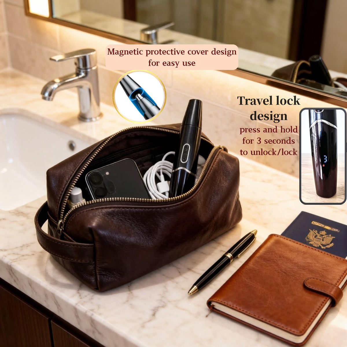 RFSCDI IPX7 waterproof design for easy cleaning and durability