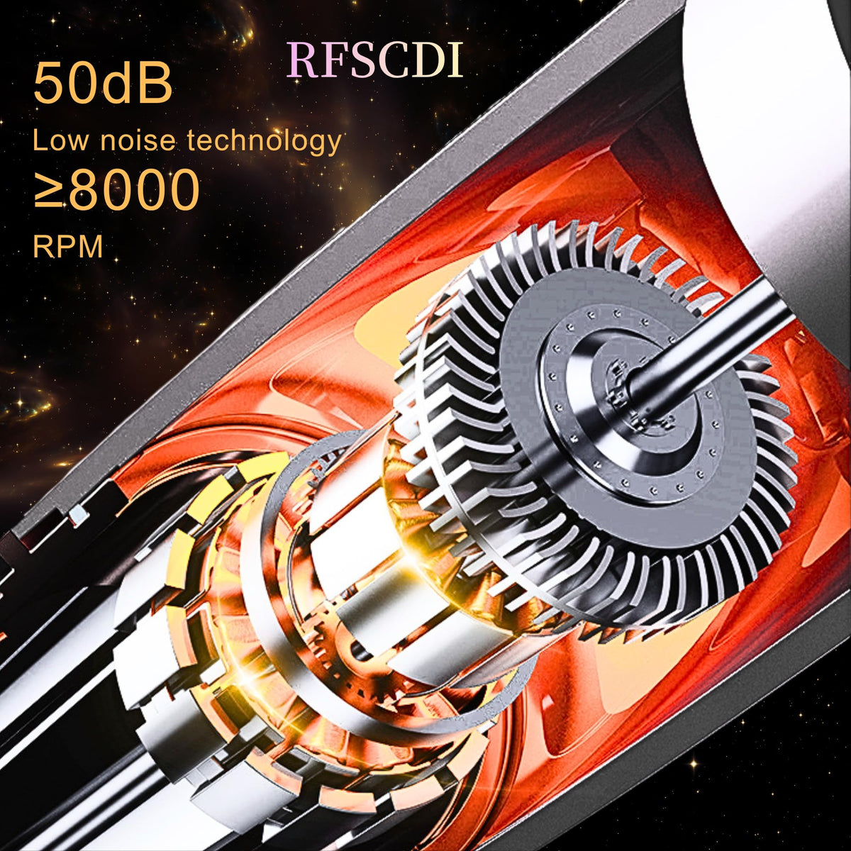RFSCDI LED display on trimmer for real-time battery status