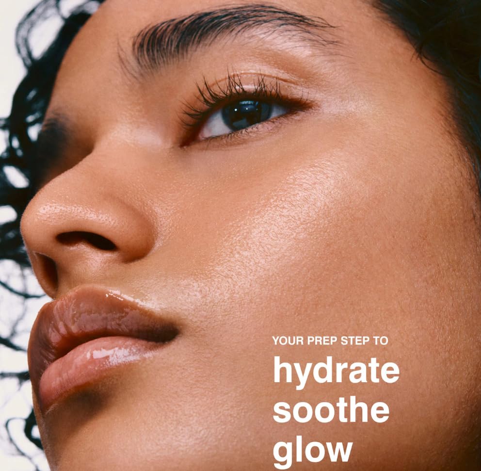 Rhode Glazing Milk Ceramide Facial Essence travel size bottle delivering quick, lightweight hydration