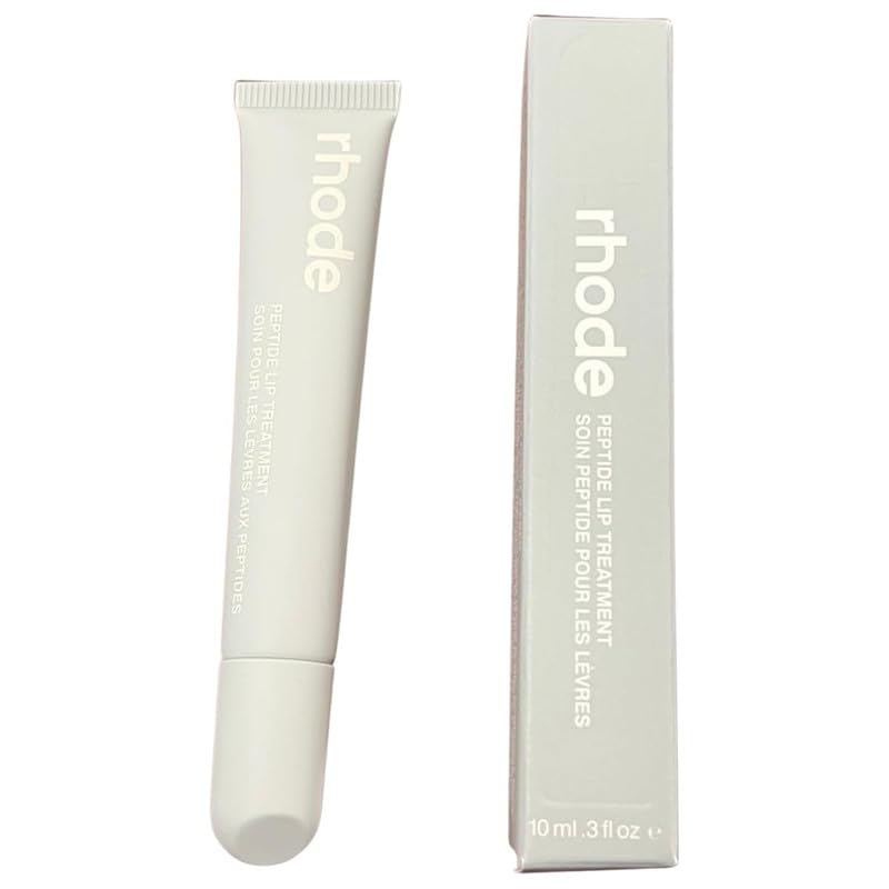 Rhode Lip Treatment Unscented bottle provides lightweight hydration for smooth, glossy lips.