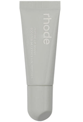 Rhode Lip Boost Lip Mask jar closeup highlighting peptide-rich hydration.