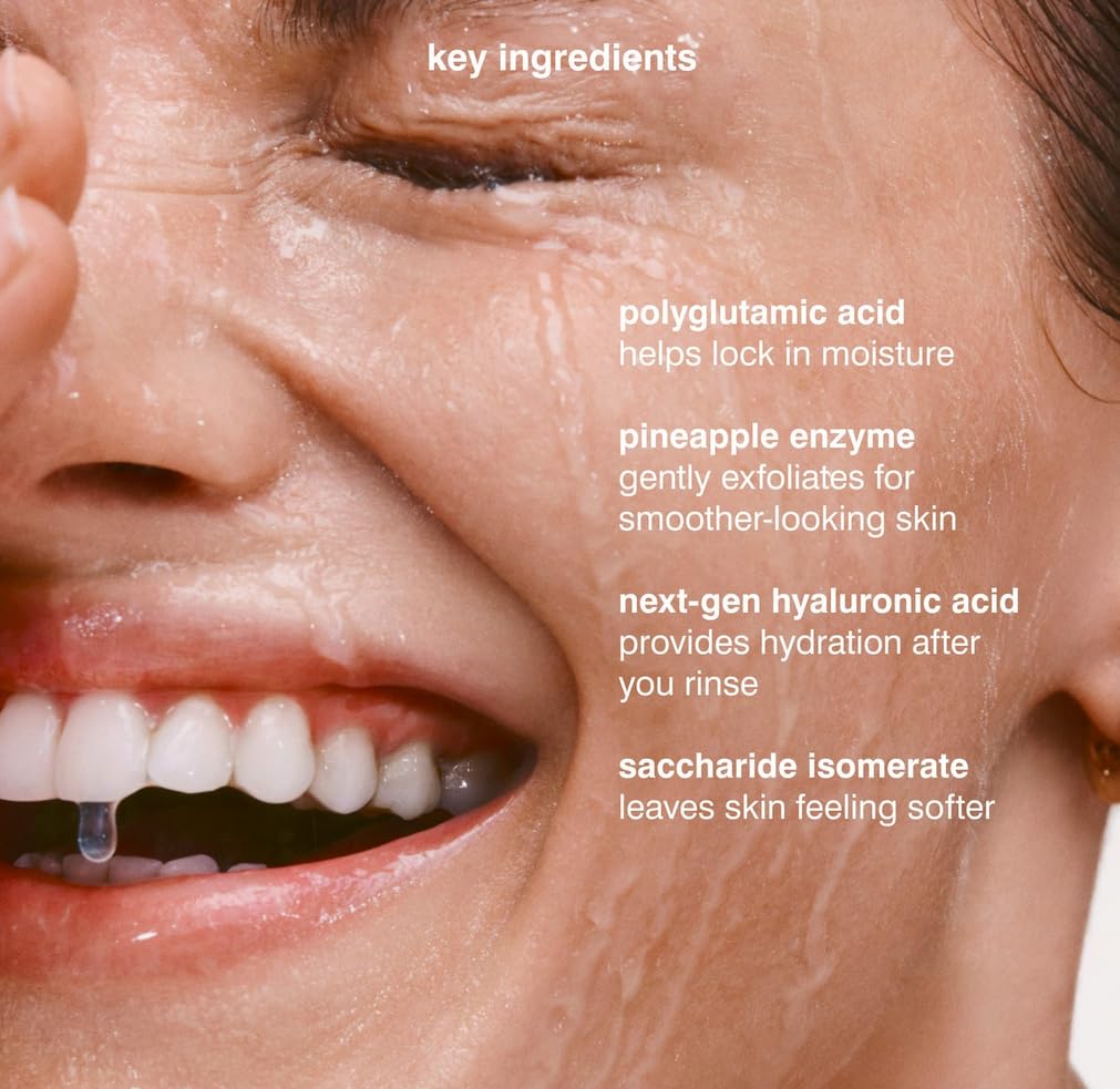 Rhode Pineapple Refresh PGA cleansing lather glides softly across the skin.