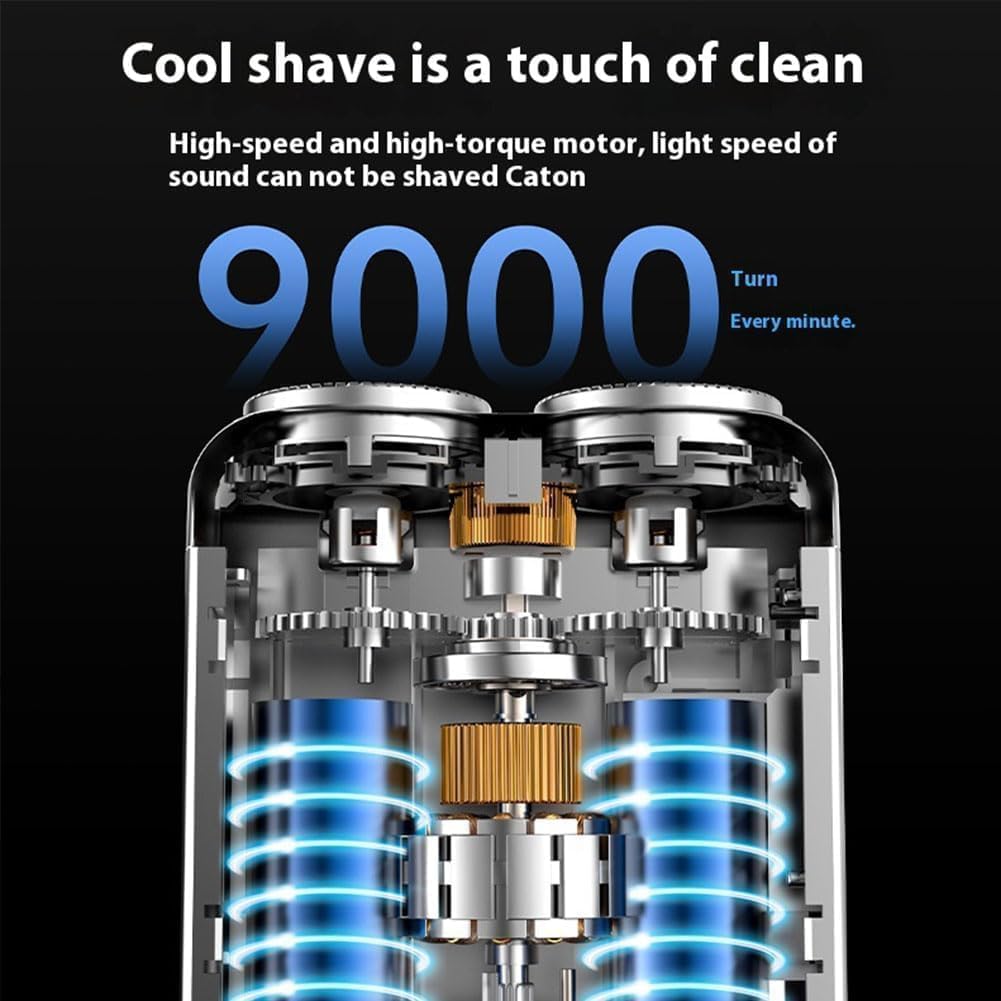 Rhycoma Skyworl Mini Shaver compact travel-case design for pocket-ready grooming.