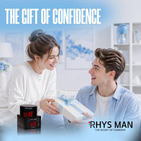 RHYS MAN hair clay daily-use product for natural look and texture