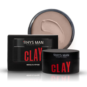 RHYS MAN hair clay strong hold bottle for lasting style
