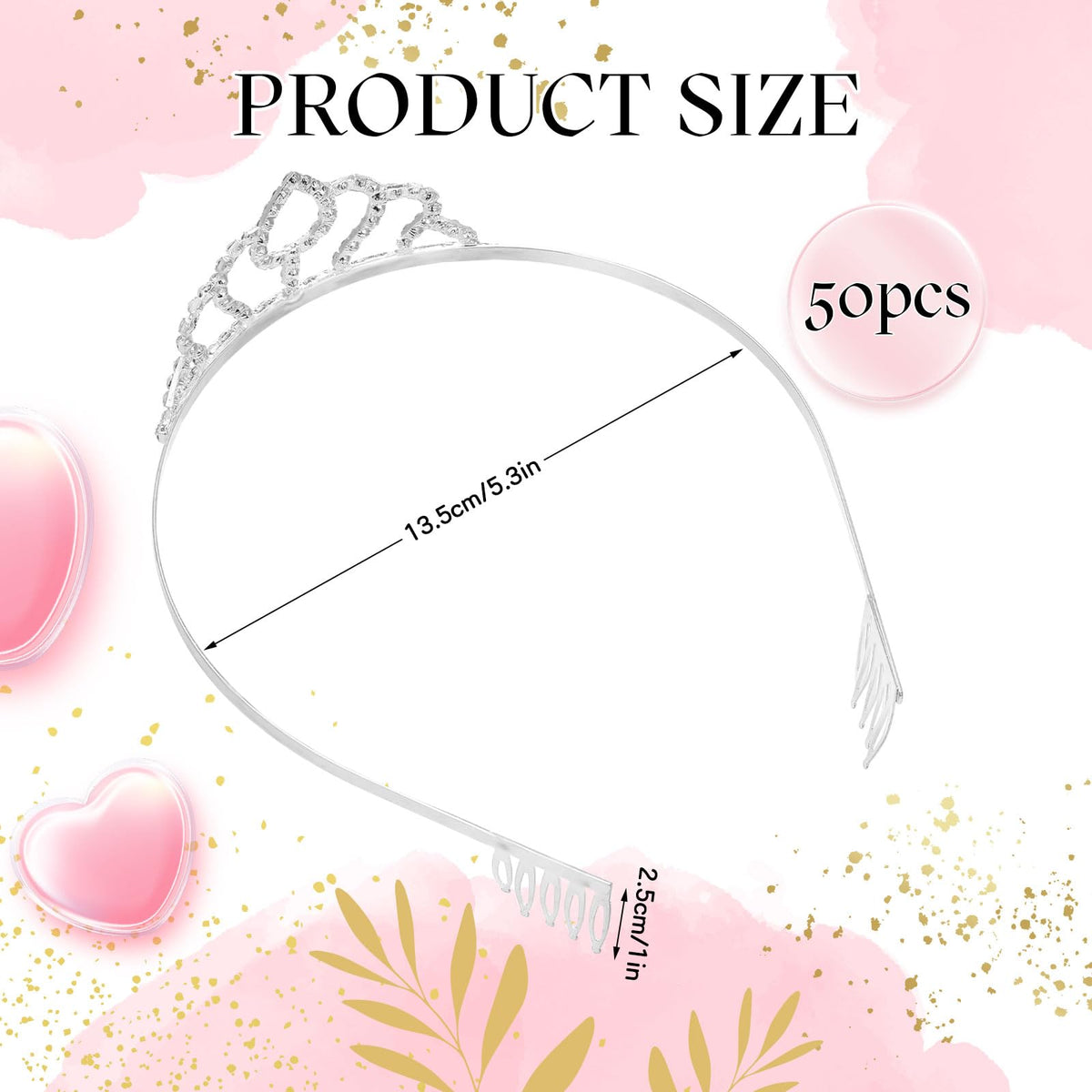 Riceshoot crystal tiara in butterfly style, glamorous choice for proms and photos