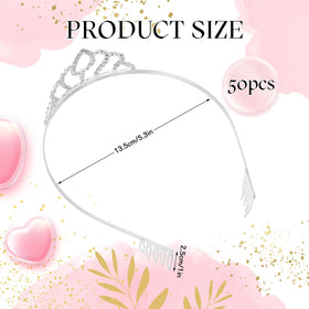 Riceshoot crystal tiara in butterfly style, glamorous choice for proms and photos