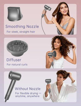 RICHLUX lightweight dryer in hand for easy daily use