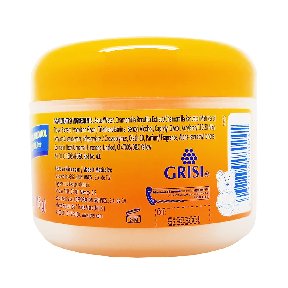 Ricitos de Oro Chamomile Styling Gel close-up showing clear gel texture