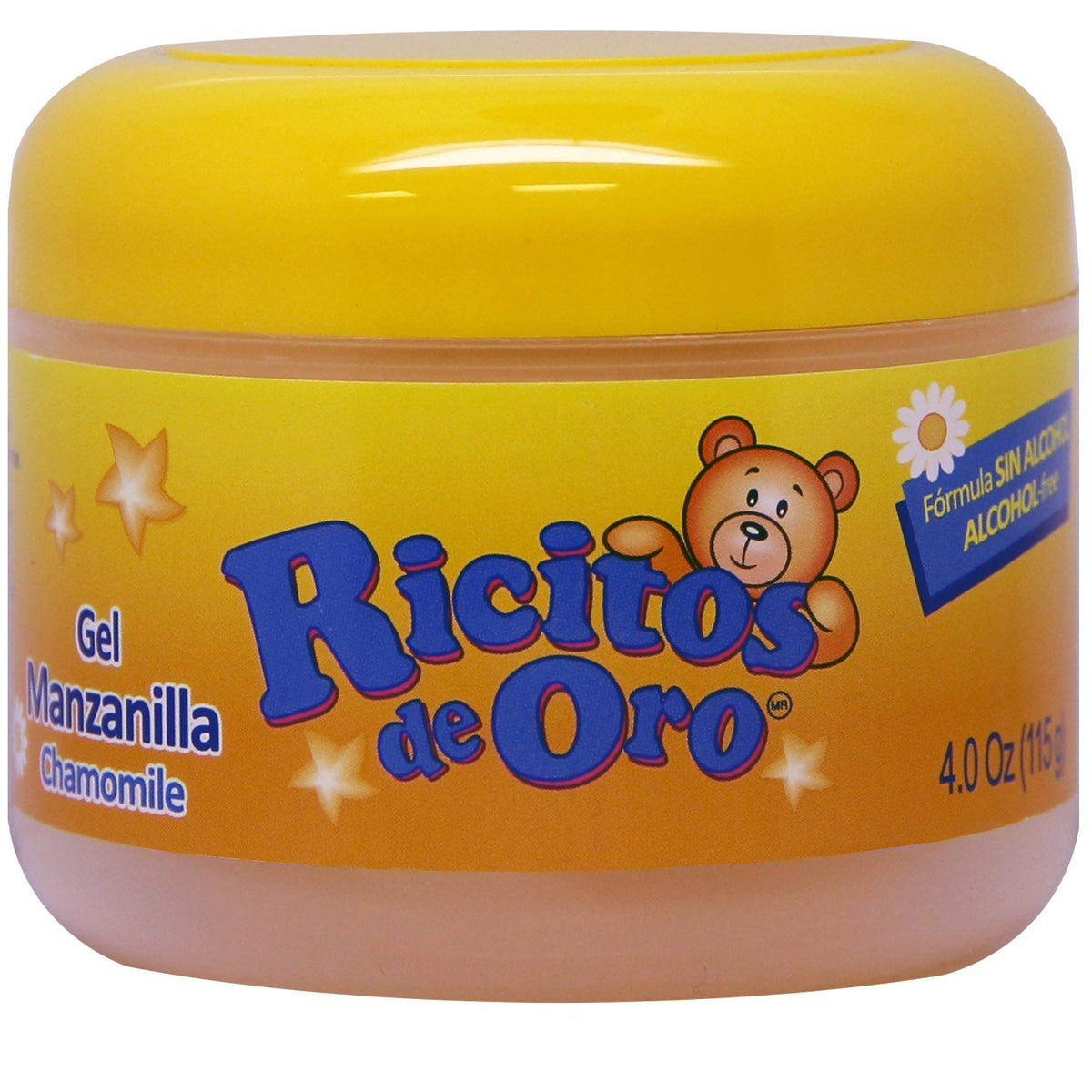 Ricitos de Oro Styling Gel jar for long-lasting hold and sleek styling