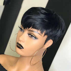 RICONEY Brazilian Remy hair texture closeup highlights silky feel and natural look.