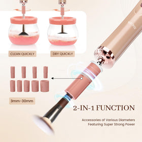 RICRIS brush spinner enables quick drying for ready-to-use brushes.
