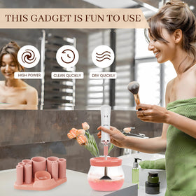 Splash-proof cup design of the Ricris cleaner to prevent spills