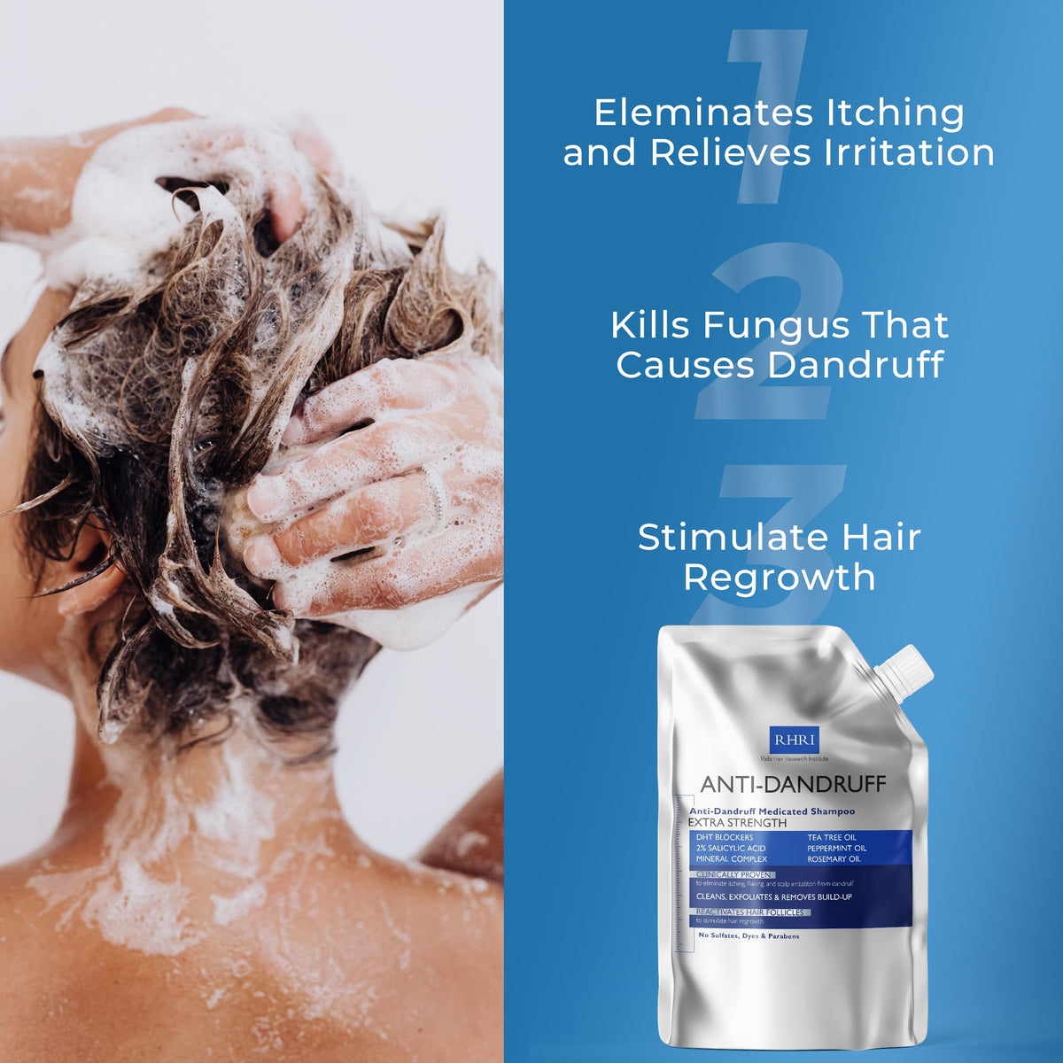 Rida Hair dry scalp care with medicated formula benefits
