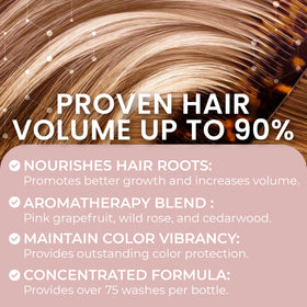 Rida Hair Research Institute hair strands volume after use for fuller appearance