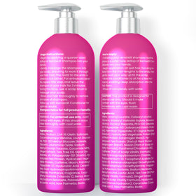 Rida Hair duo set on surface shows complete thinning-hair support kit.