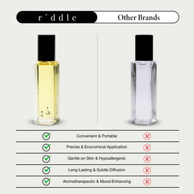 Riddle Ex Roll-On Perfume alcohol-free formula gentle on skin