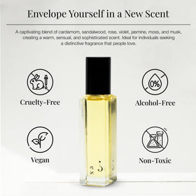Riddle Ex Roll-On Perfume application at pulse points for lasting scent