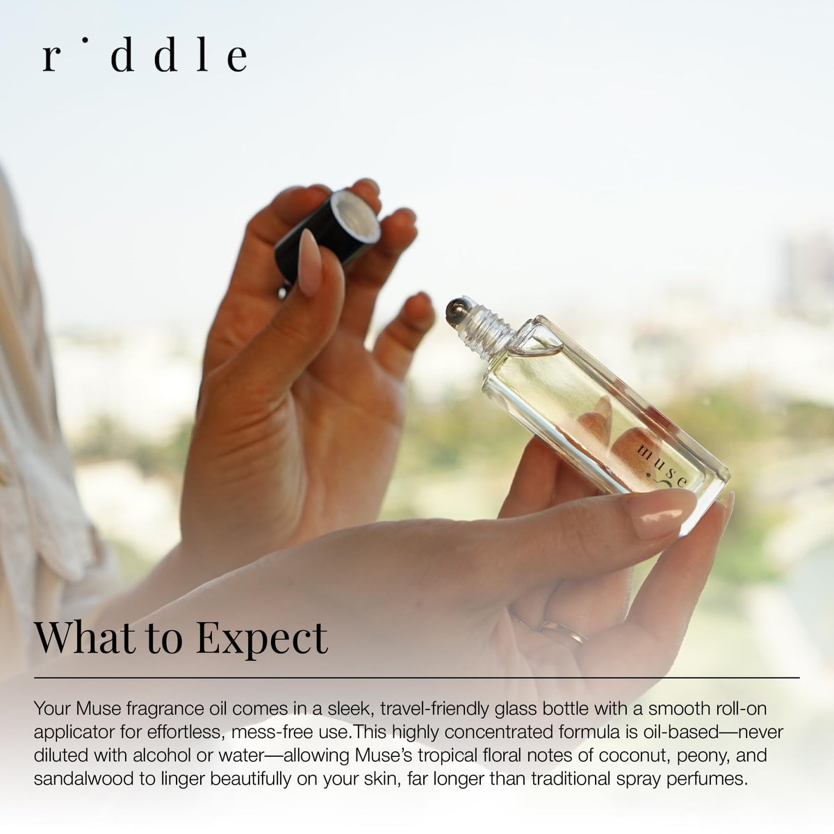 Riddle Oil Muse Roll On crafted in the USA with quality ingredients