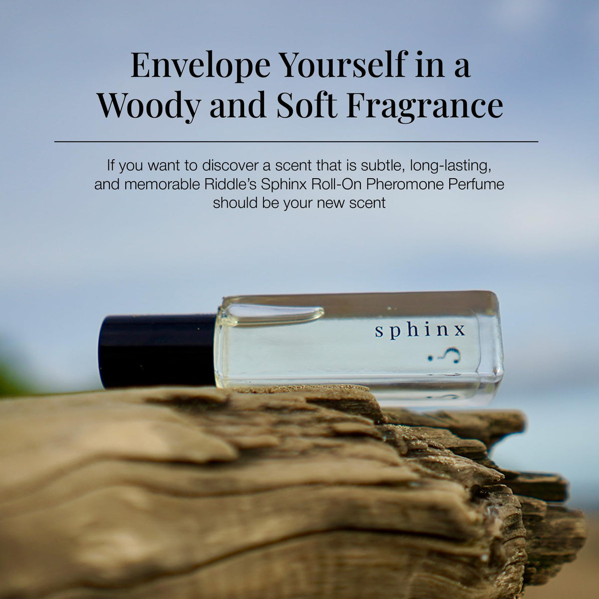 Riddle Sphinx roll-on travel compact ideal for on-the-go fragrance