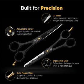 RIGELBLU offset ergonomic grip reduces hand fatigue during extended cuts.