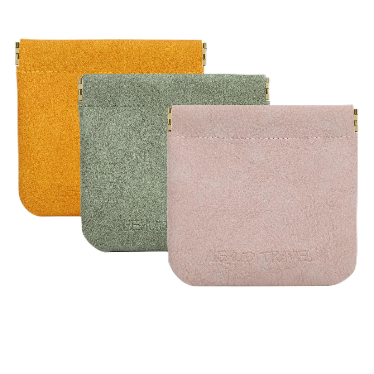 Right Away orange pouch with compact design for on-the-go organization