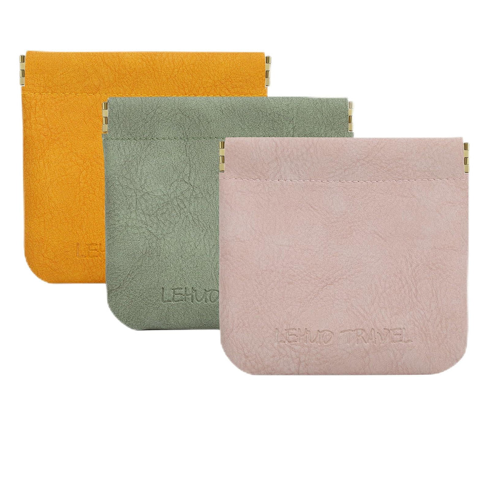 Right Away orange pouch with compact design for on-the-go organization