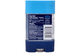 Right Guard Fresh clear gel application shows quick-dry, comfortable use.