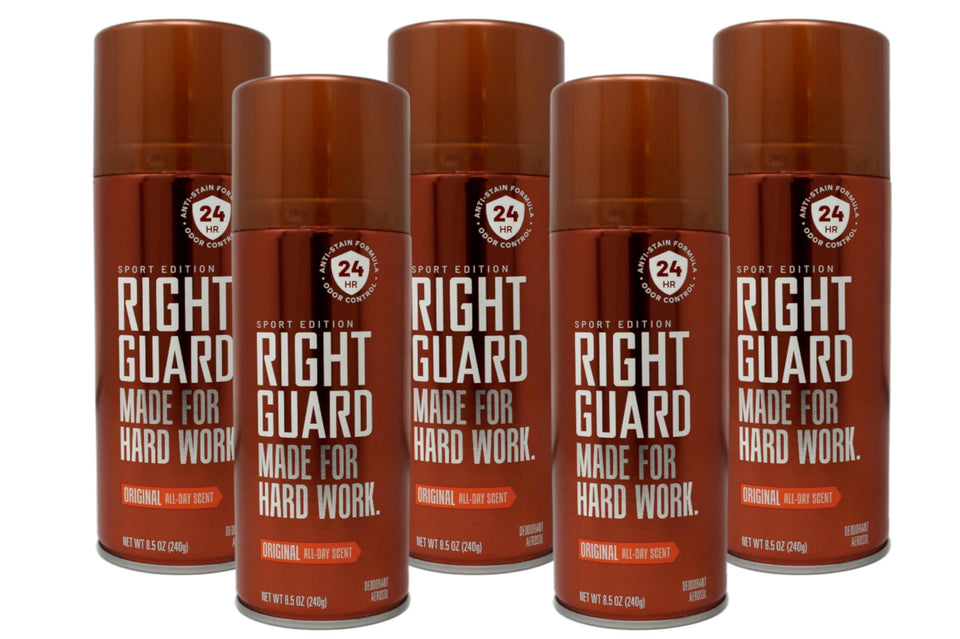 Right Guard Sport Original deodorant bottle front view for all-day freshness
