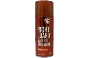 Right Guard Sport Original deodorant bottle side view showing portable daily protection