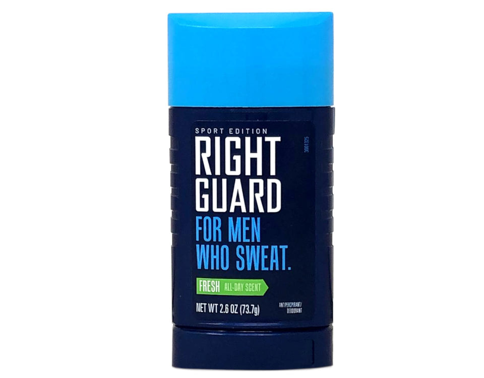 Right Guard Sport Fresh Scent Invisible Solid pack of 3 for convenient all-day protection