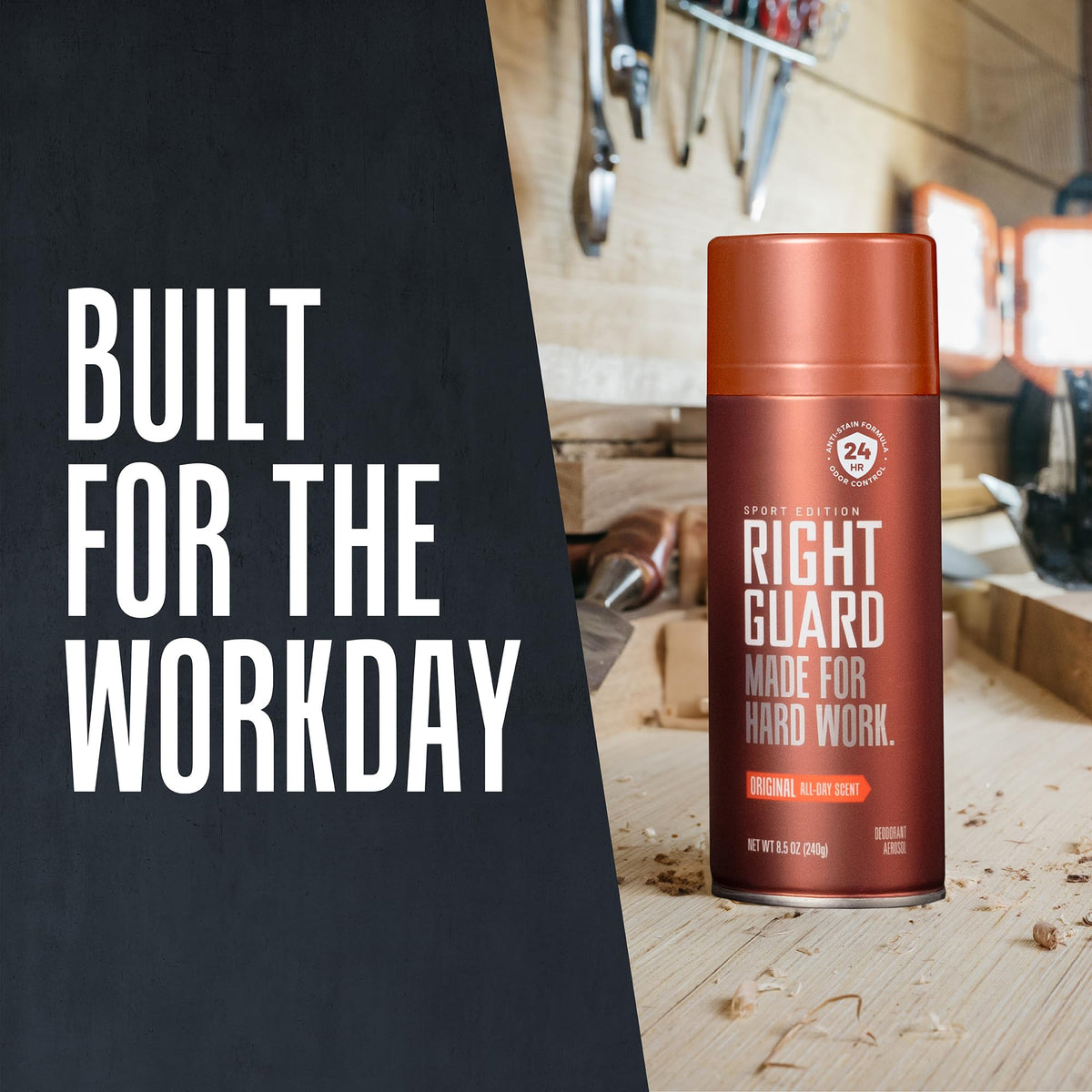 Right Guard Sport Original Scent 12-pack packaging for easy restocking